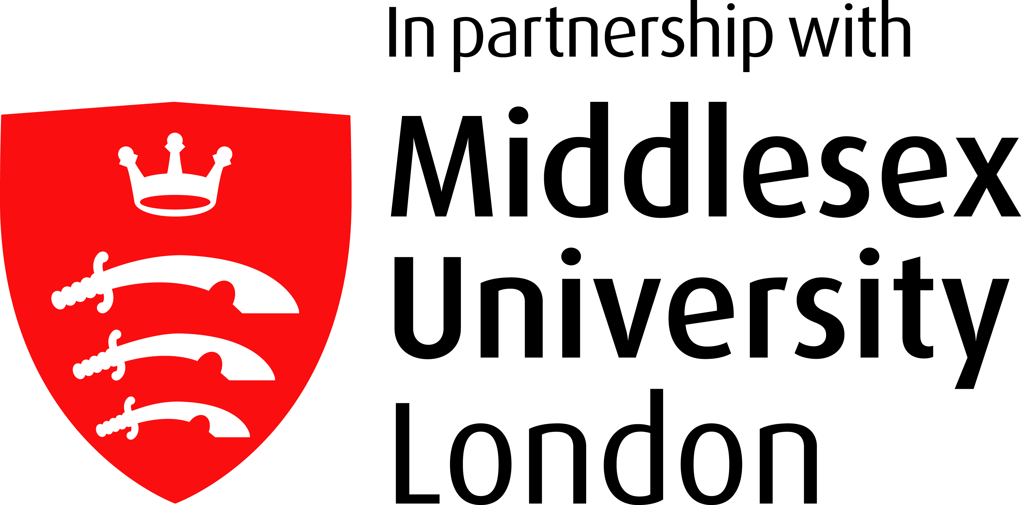 In partnership with Middlesex University logo