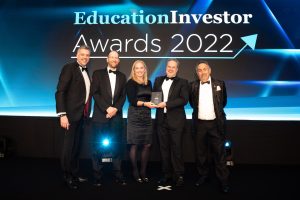 a picture of real training winning the EducationInvestor Awards