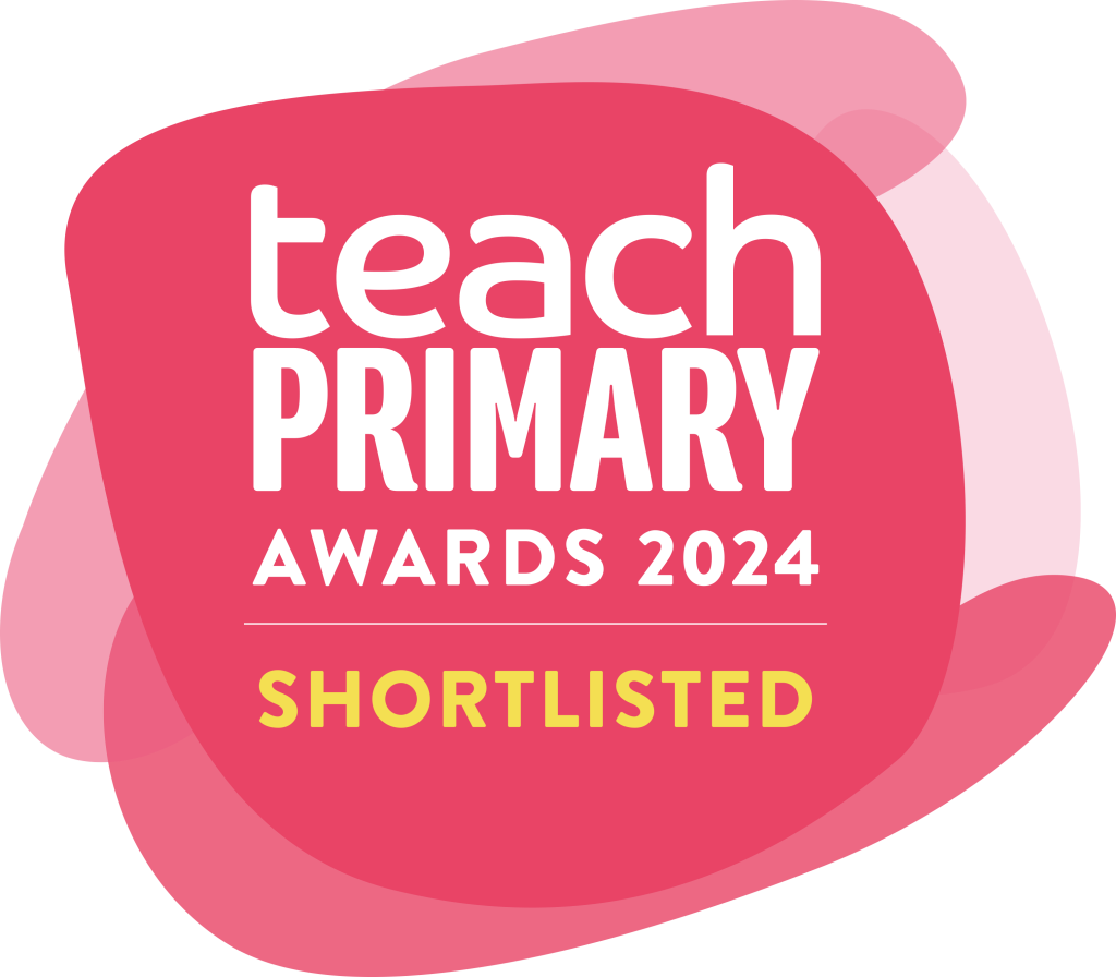 Logo showing Teach Primary award shortlist