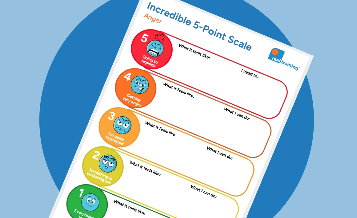 Using the Incredible 5-Point Scale to Support Autistic Children